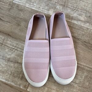 Kelly & Katie Light Pink Mesh Slip On Sneakers